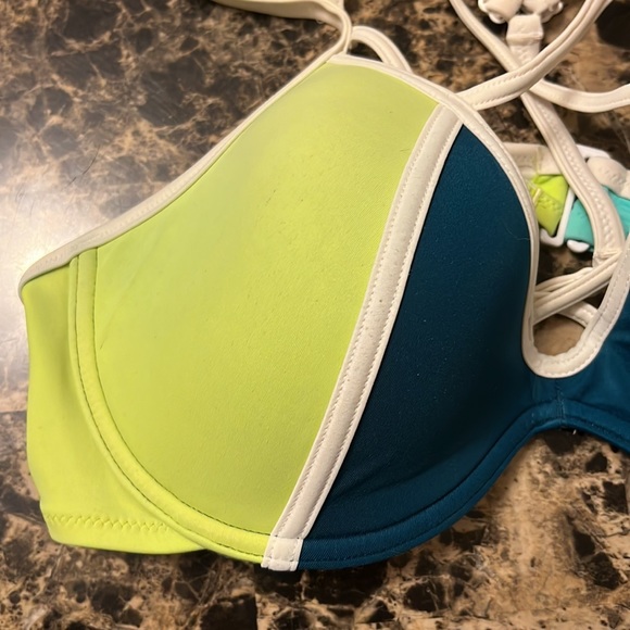 VS PINK Swim: Strappy Front T-Back Bikini Top - Picture 4 of 6